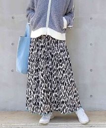 Q | バイカラーマイクロプリーツスカート(スカート)
