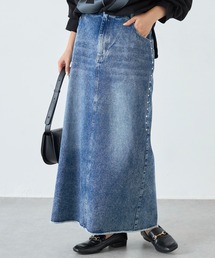LAVEANGE | スタッズデニムスカート(デニムスカート)