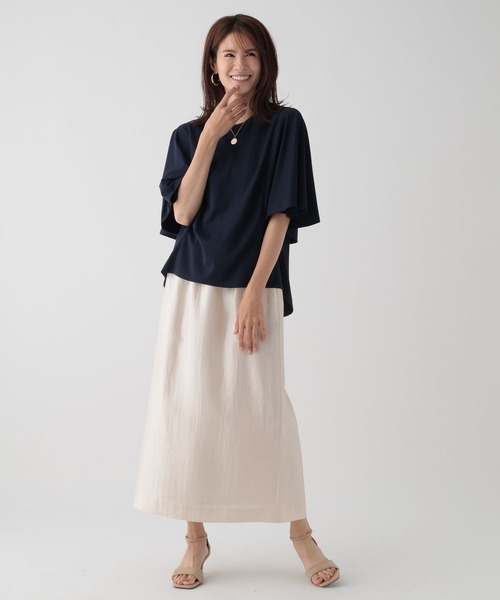 Elura(エルーラ)の「ドレスアップ袖フレアプルオーバー/131560(Tシャツ/カットソー・レディース・ブラック/ネイビー/ホワイト・MEDIUM/LARGE)」の17枚目の写真