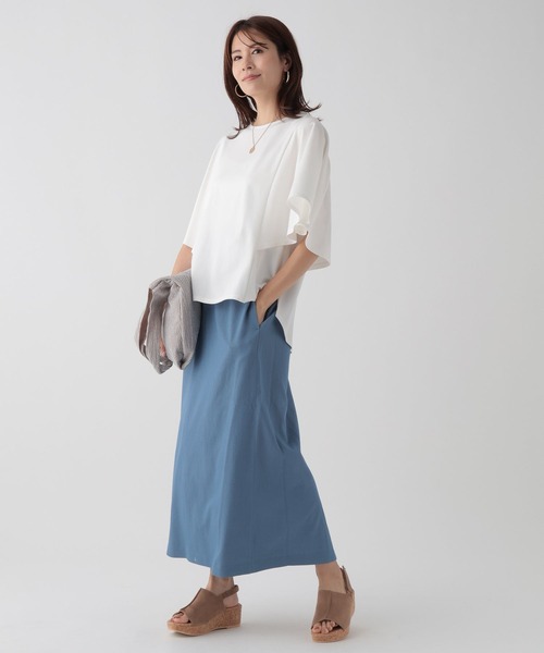 Elura(エルーラ)の「ドレスアップ袖フレアプルオーバー/131560(Tシャツ/カットソー・レディース・ブラック/ネイビー/ホワイト・MEDIUM/LARGE)」の16枚目の写真