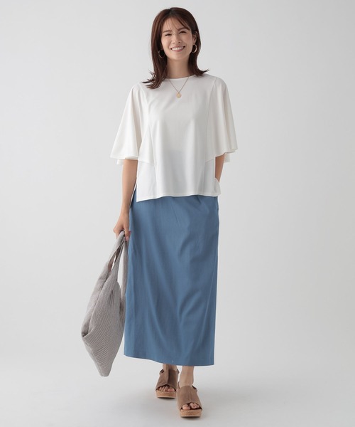 Elura(エルーラ)の「ドレスアップ袖フレアプルオーバー/131560(Tシャツ/カットソー・レディース・ブラック/ネイビー/ホワイト・MEDIUM/LARGE)」の15枚目の写真