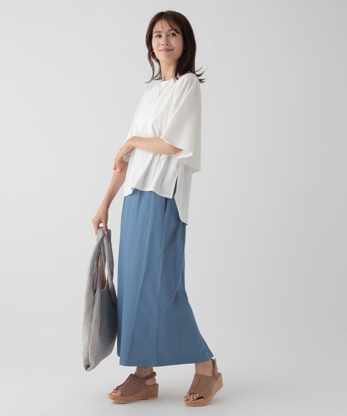 Elura(エルーラ)の「ドレスアップ袖フレアプルオーバー/131560(Tシャツ/カットソー・レディース・ブラック/ネイビー/ホワイト・MEDIUM/LARGE)」の14枚目の写真