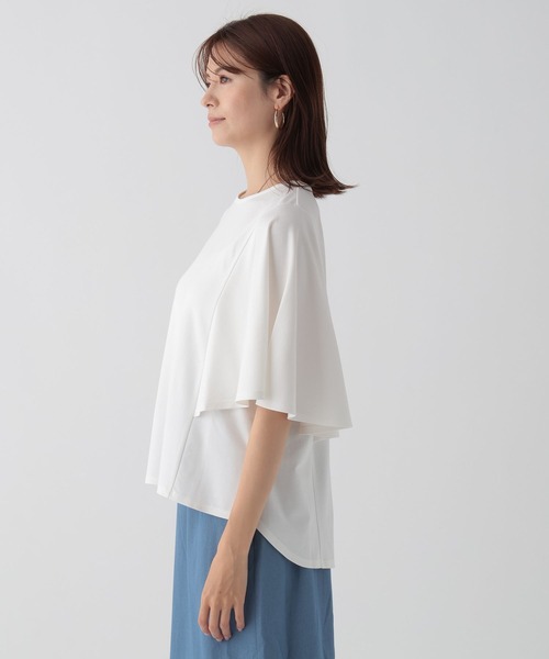 Elura(エルーラ)の「ドレスアップ袖フレアプルオーバー/131560(Tシャツ/カットソー・レディース・ブラック/ネイビー/ホワイト・MEDIUM/LARGE)」の12枚目の写真