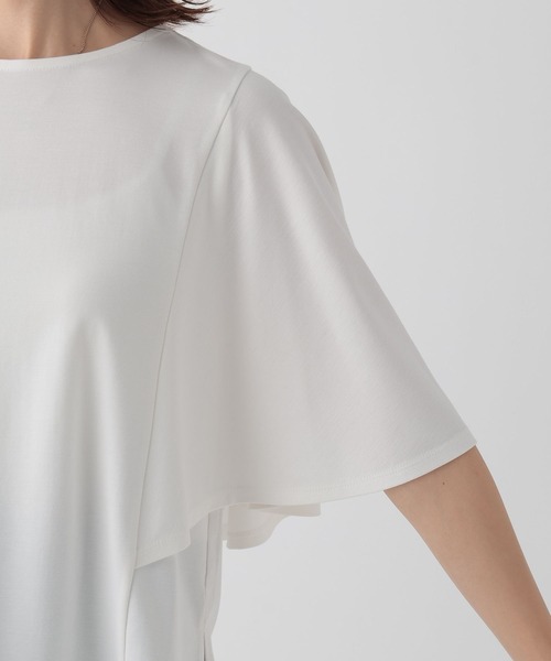 Elura(エルーラ)の「ドレスアップ袖フレアプルオーバー/131560(Tシャツ/カットソー・レディース・ブラック/ネイビー/ホワイト・MEDIUM/LARGE)」の9枚目の写真