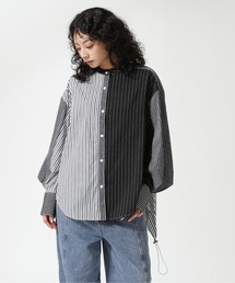 UN3D. | UN3D./アンスリード/W TRIANGLE TUCK SH/ダブルトライアングルタックシャツ(シャツ/ブラウス)