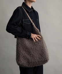 ボアレザーハンドルBAG/A4・ノートパソコン収納可