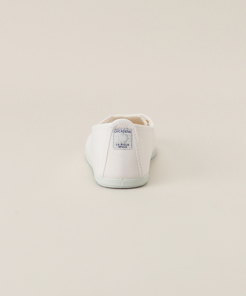 EDIT. FOR LULU（エディットフォールル）の「【LA CADENA/ラ カデナ】別注 GIMNASIA CANVAS PANEL SLIP ON（スリッポン・レディース・ブラック/ホワイト・36/37/38）」の4枚目の写真