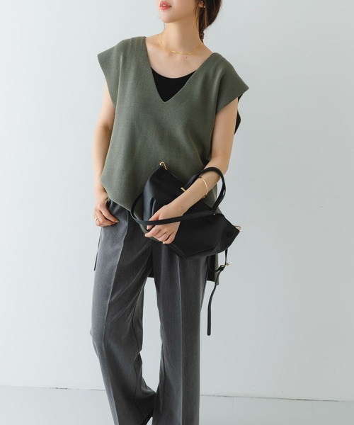 RODE SKO(ロデスコ)の「ラウンドミニバッグ(ショルダーバッグ・レディース・ベージュ/ブラック・ONE)」の10枚目の写真