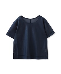 【一部店舗・WEB限定アイテム】キラリトリコットボクシーカットソー≪洗濯機で洗える≫