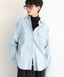 BARNYARDSTORM | BARNYARDSTORM / 【スタイリスト若狭恵美さんご紹介アイテム】フラップダンガリーシャツ / マシンウォッシャブル(シャツ/ブラウス)