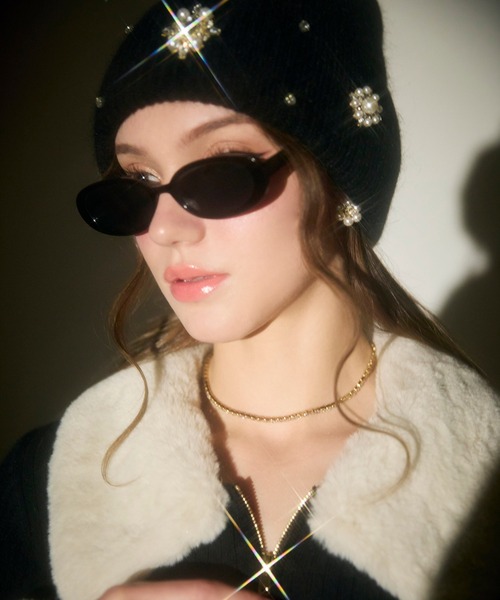 ROYAL PARTY(ロイヤルパーティー)の「ファー付ダブルZIPニットトップス(カーディガン/ボレロ・レディース・ブラック/オフホワイト/グレー・FREE)」の16枚目の写真