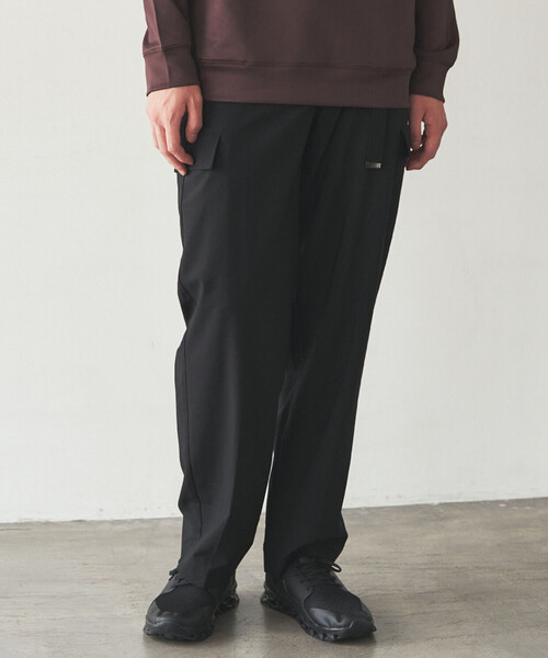 COMME CA ISM（コムサイズム）の「ウールライク セミワイド カーゴパンツ（カーゴパンツ・メンズ・ネイビー/ブラック/ベージュ・L/S/M）」の9枚目の写真
