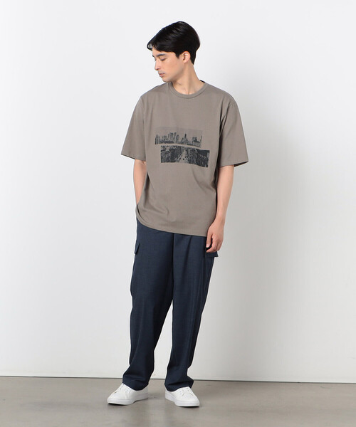 COMME CA ISM（コムサイズム）の「ウールライク セミワイド カーゴパンツ（カーゴパンツ・メンズ・ネイビー/ブラック/ベージュ・L/S/M）」の14枚目の写真