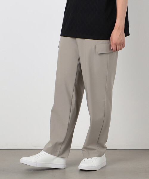 COMME CA ISM（コムサイズム）の「ウールライク セミワイド カーゴパンツ（カーゴパンツ・メンズ・ネイビー/ブラック/ベージュ・L/S/M）」の20枚目の写真