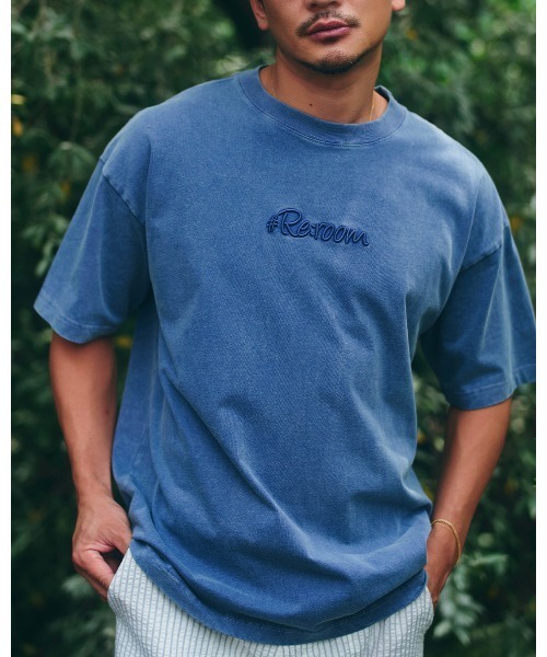 3DロゴピグメントウォッシュビッグTシャツ（Tシャツ/カットソー）｜#Re:room（リルーム）