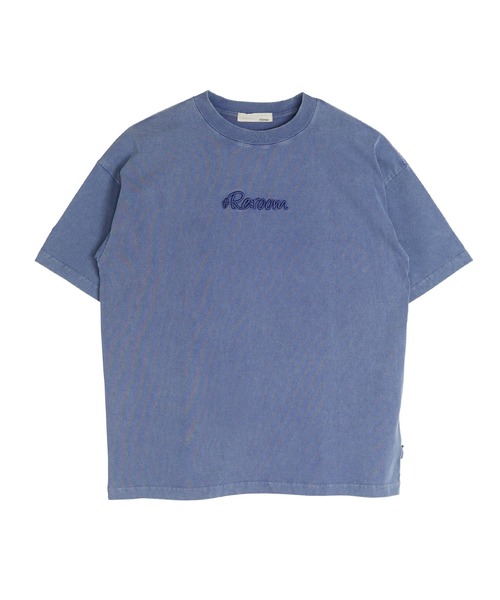 #Re:room(リルーム)の「3DロゴピグメントウォッシュビッグTシャツ(Tシャツ/カットソー・メンズ・カーキ/ライトブルー・S-M/M-L)」の4枚目の写真