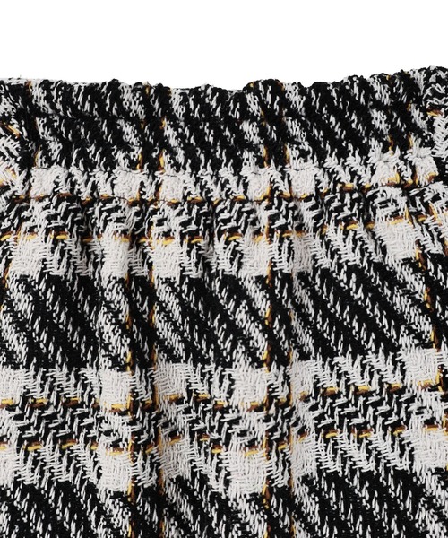 31 Sons de mode（トランテアン　ソン　ドゥ　モード）の「ダブルパターンチェックミニスカート（スカート・レディース・ホワイト×ブラック/ブラウン・36/38）」の17枚目の写真