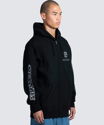 PLEASURES/プレジャーズ SPIKE ZIP HOODIE パーカー フーディー