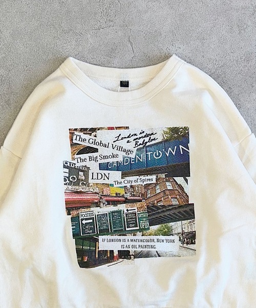 Life Support Products（ライフサポートプロダクツ）の「ビッグシルエットフォトプリントトレーナー（スウェット・キッズ・ブラック系1/ホワイト系1/ホワイト系2/ブラック系2/ホワイト系3/ブラック系3・90/80/100/95/110/150/140/130/120）」の12枚目の写真