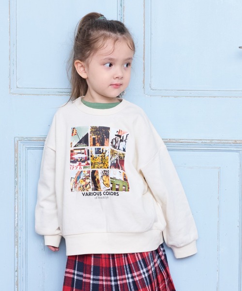 Life Support Products（ライフサポートプロダクツ）の「ビッグシルエットフォトプリントトレーナー（スウェット・キッズ・ブラック系1/ホワイト系1/ホワイト系2/ブラック系2/ホワイト系3/ブラック系3・90/80/100/95/110/150/140/130/120）」の21枚目の写真