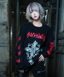 Amilige（アミリージュ）の「クロスロゴロングTシャツ（Tシャツ