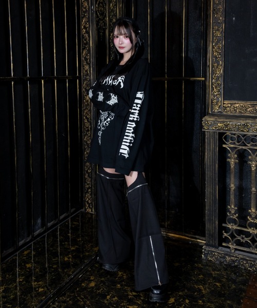 Amilige（アミリージュ）の「クロスロゴロングTシャツ（Tシャツ