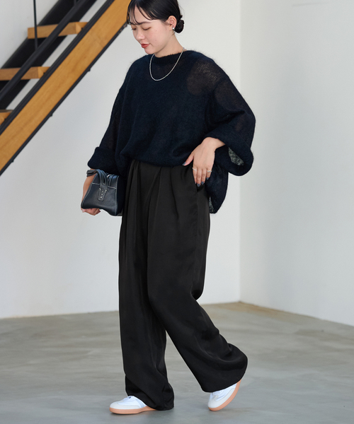 FRAMeWORK（フレームワーク）の「キッドモヘヤ混リラックス プル