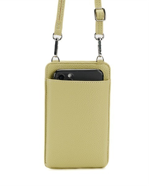 Coo+i（クーイ）の「スマホショルダー  スマホポーチ カード小物収納（ショルダーバッグ・レディース・ベージュ/ブラウン/グリーン/ブラック・FREE）」の11枚目の写真