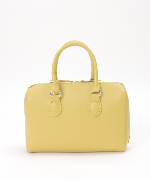 ikka(イッカ)の「PU 2WAYガバットボストンバッグ(ボストンバッグ・レディース・オフホワイト/ブラック/エメラルド・FREE)」の8枚目の写真