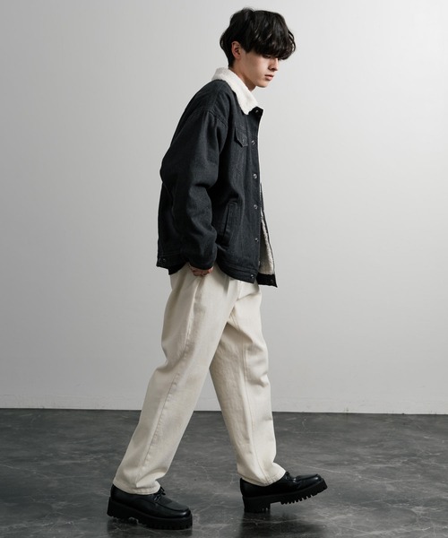 メンズ デニムジャケット 大きめ オーバーサイズ P00133 セール】12oz over size denim jacket/オーバーサイズ デニム