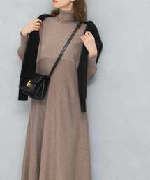 URBAN RESEARCH ROSSO WOMEN | 『WEB限定』タートルネックデザインスリーブワンピース(ワンピース)