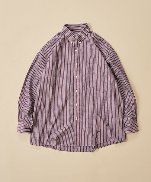 417 EDIFICE（フォーワンセブンエディフィス）の「”F.C” BD シャツ（シャツ/ブラウス・メンズ・ブルー/ホワイト/グリーン/レッド/パープル・SMALL/MEDIUM/LARGE）」の4枚目の写真