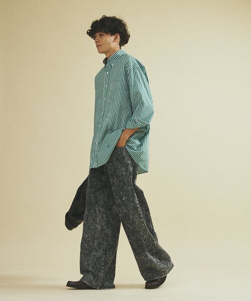 417 EDIFICE（フォーワンセブンエディフィス）の「”F.C” BD シャツ（シャツ/ブラウス・メンズ・ブルー/ホワイト/グリーン/レッド/パープル・SMALL/MEDIUM/LARGE）」の10枚目の写真