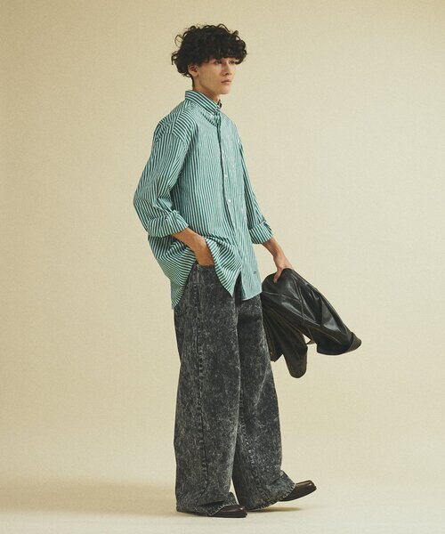 417 EDIFICE（フォーワンセブンエディフィス）の「”F.C” BD シャツ（シャツ/ブラウス・メンズ・ブルー/ホワイト/グリーン/レッド/パープル・SMALL/MEDIUM/LARGE）」の13枚目の写真