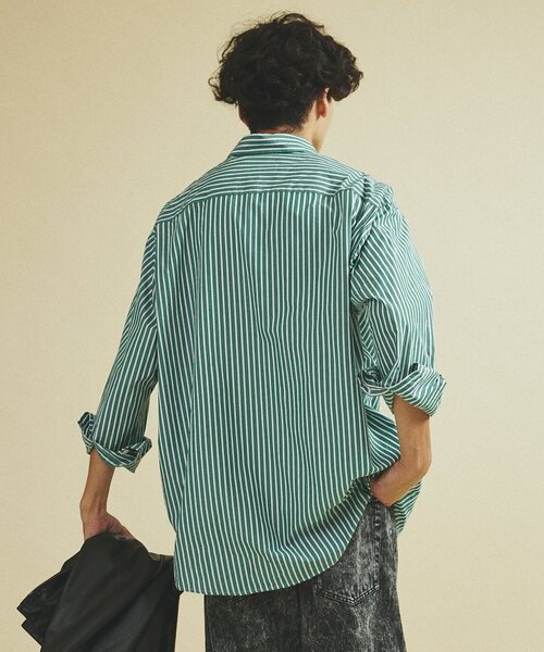 417 EDIFICE（フォーワンセブンエディフィス）の「”F.C” BD シャツ（シャツ/ブラウス・メンズ・ブルー/ホワイト/グリーン/レッド/パープル・SMALL/MEDIUM/LARGE）」の17枚目の写真