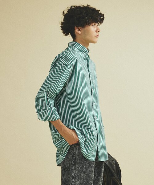 417 EDIFICE（フォーワンセブンエディフィス）の「”F.C” BD シャツ（シャツ/ブラウス・メンズ・ブルー/ホワイト/グリーン/レッド/パープル・SMALL/MEDIUM/LARGE）」の18枚目の写真