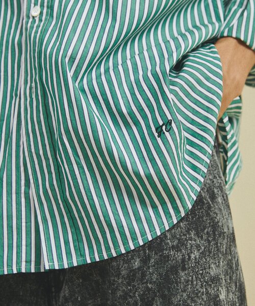 417 EDIFICE（フォーワンセブンエディフィス）の「”F.C” BD シャツ（シャツ/ブラウス・メンズ・ブルー/ホワイト/グリーン/レッド/パープル・SMALL/MEDIUM/LARGE）」の19枚目の写真