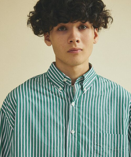 417 EDIFICE（フォーワンセブンエディフィス）の「”F.C” BD シャツ（シャツ/ブラウス・メンズ・ブルー/ホワイト/グリーン/レッド/パープル・SMALL/MEDIUM/LARGE）」の20枚目の写真