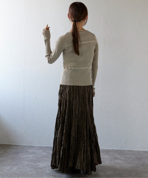 857y*美品 ランデブー RANDEBOO ウォッシャーロングスカート. RANDEBOO（ランデブー）の「Four piece skirt（スカート）」 - WEAR