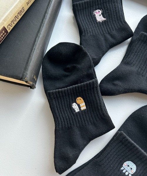 WEGO（ウィゴー）の「WEGO/アニマル刺繍アンクル底パイルソックス（ソックス/靴下・レディース・その他5/その他1/その他8/その他7/その他6/その他9/その他10/その他11/その他12/その他13/その他14/その他15/その他16/その他17/その他18/その他20/その他19・23-25cm）」の5枚目の写真