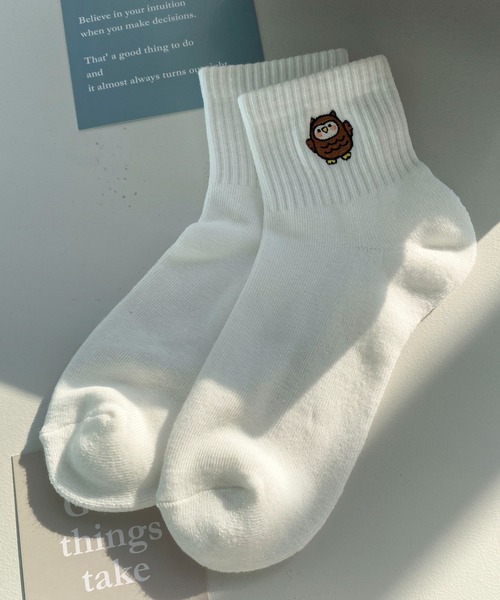 WEGO（ウィゴー）の「WEGO/アニマル刺繍アンクル底パイルソックス（ソックス/靴下・レディース・その他5/その他1/その他8/その他7/その他6/その他9/その他10/その他11/その他12/その他13/その他14/その他15/その他16/その他17/その他18/その他20/その他19・23-25cm）」の9枚目の写真