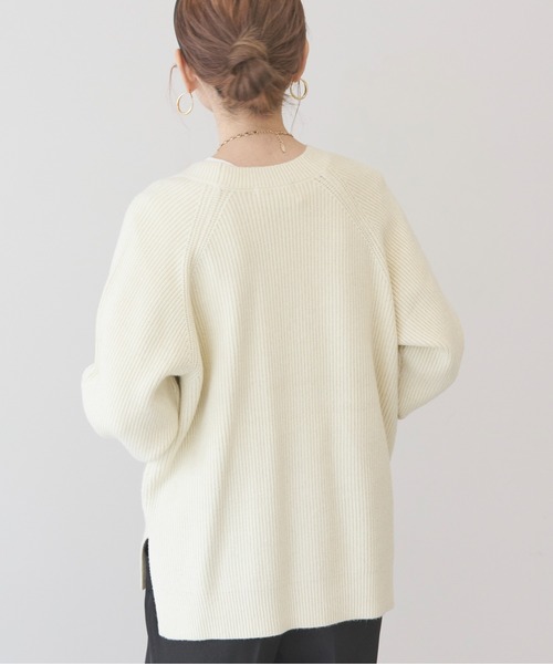 ★るんるん★AMERI アメリ　ニット　カーディガン　白 ☆るんるん様専用☆AMERI アメリ ニット カーディガン 白 - メルカリ