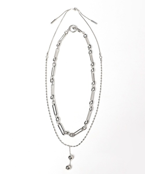 HARE（ハレ）の「ボールモチーフ2Pネックレス(HARE)（ネックレス・レディース・ホワイト/シルバー・FREE）」の10枚目の写真