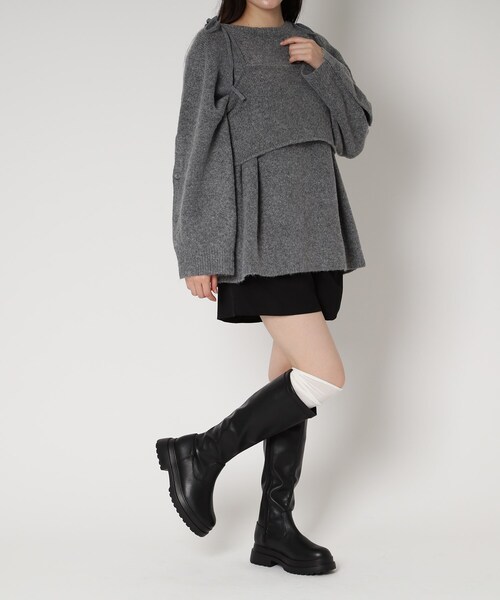cs T&P（シーエスティーアンドピー）の「ロングブーツ（ブーツ・レディース・ブラック・S/M/L/LL）」の14枚目の写真