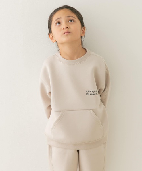 URBAN RESEARCH DOORS（アーバンリサーチドアーズ）の「『セットアップ対応』ダンボールニット切替プルオーバー(KIDS)（Tシャツ/カットソー・キッズ・ブラック/ベージュ・105/120/135）」の18枚目の写真