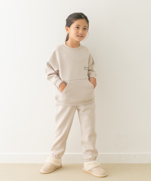 URBAN RESEARCH DOORS（アーバンリサーチドアーズ）の「『セットアップ対応』ダンボールニット切替プルオーバー(KIDS)（Tシャツ/カットソー・キッズ・ブラック/ベージュ・105/120/135）」の20枚目の写真
