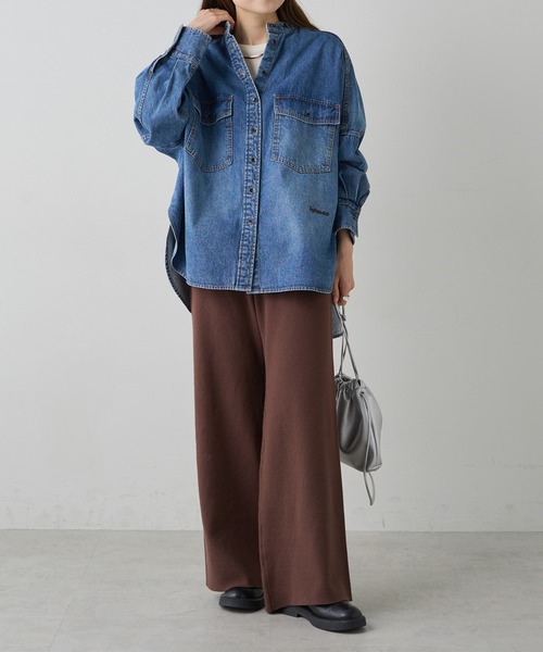 PUAL CE CIN（ピュアルセシン）の「ミラノリブニットフレアパンツ（その他パンツ・レディース・ブラウン/ブラック/グレー系その他・FREE）」の19枚目の写真