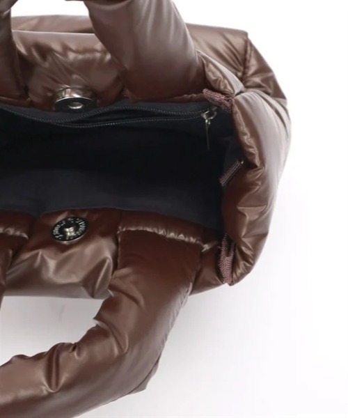 axes femme（アクシーズファム）の「もこもこキルティングバッグ（トートバッグ・レディース・カーキ/ブラック/ホワイト/ブラウン・FREE）」の7枚目の写真