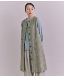 SIPULI | Mixcolor Tweed ロングジレワンピース(ジャンパースカート)