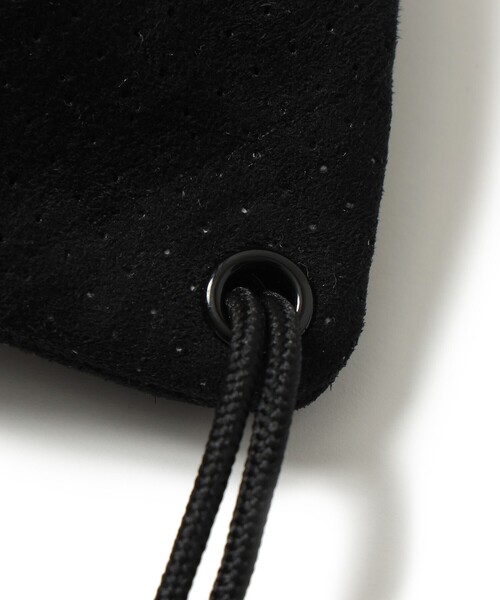 bpr BEAMS（ビーピーアール ビームス ）の「パンチング ドローストリング バッグ（ショルダーバッグ・レディース・ブラック/ブルー/ベージュ/ピンク/ホワイト・ONE SIZE）」の10枚目の写真